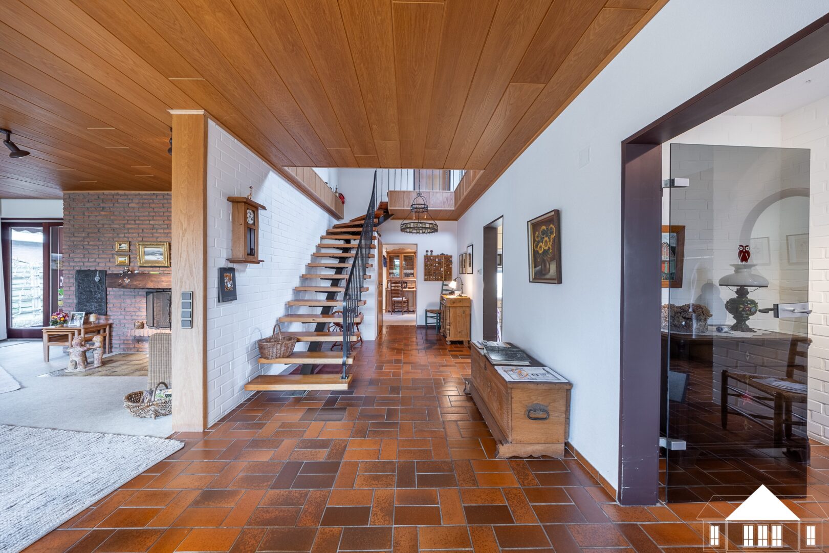 Zugang zur Küche, Galerie & Schlafbereich